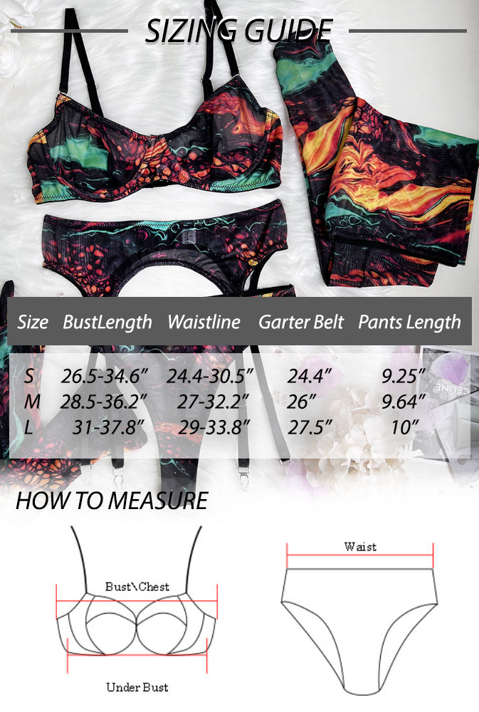 Brown Tie-dyed Bikini Set