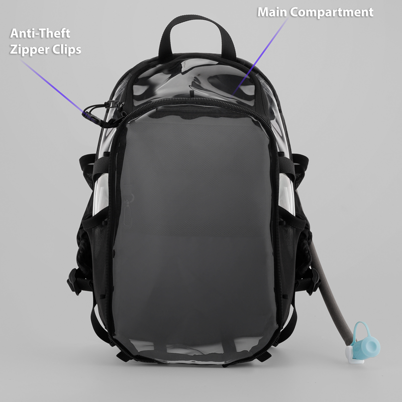 RaveBeetle Clear Elytra Hydration Pack