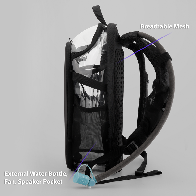 RaveBeetle Clear Elytra Hydration Pack