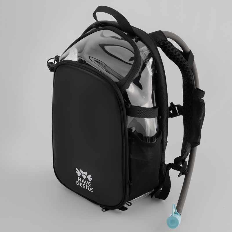 RaveBeetle Clear Elytra Hydration Pack