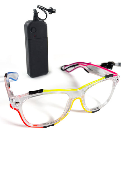 LED Light Up Glasses - Rainbow