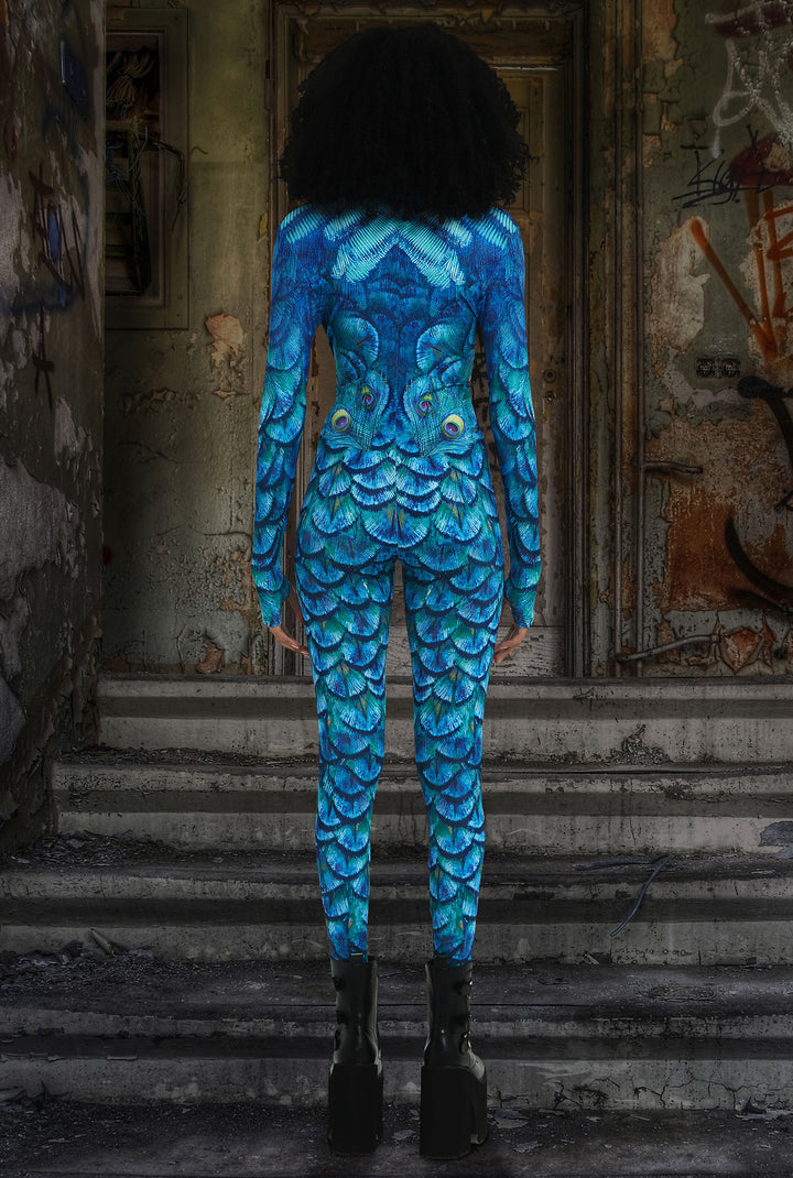 Blue Thermal Image Bodysuit
