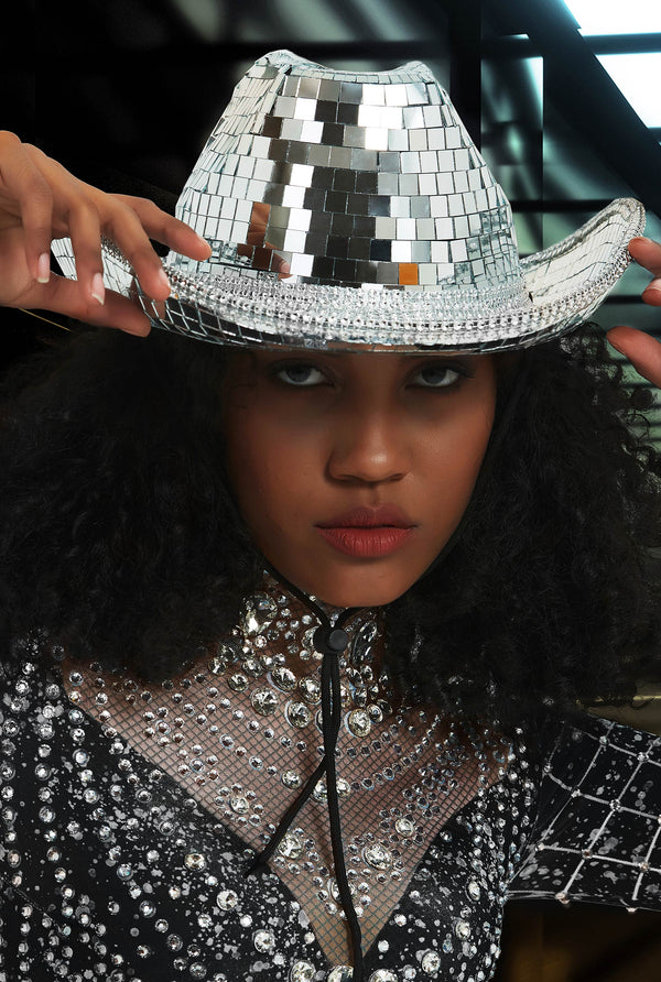 Disco Ball Cowboy Hat, Bucket Hats for Raves and Festivals. – RaveBeetle