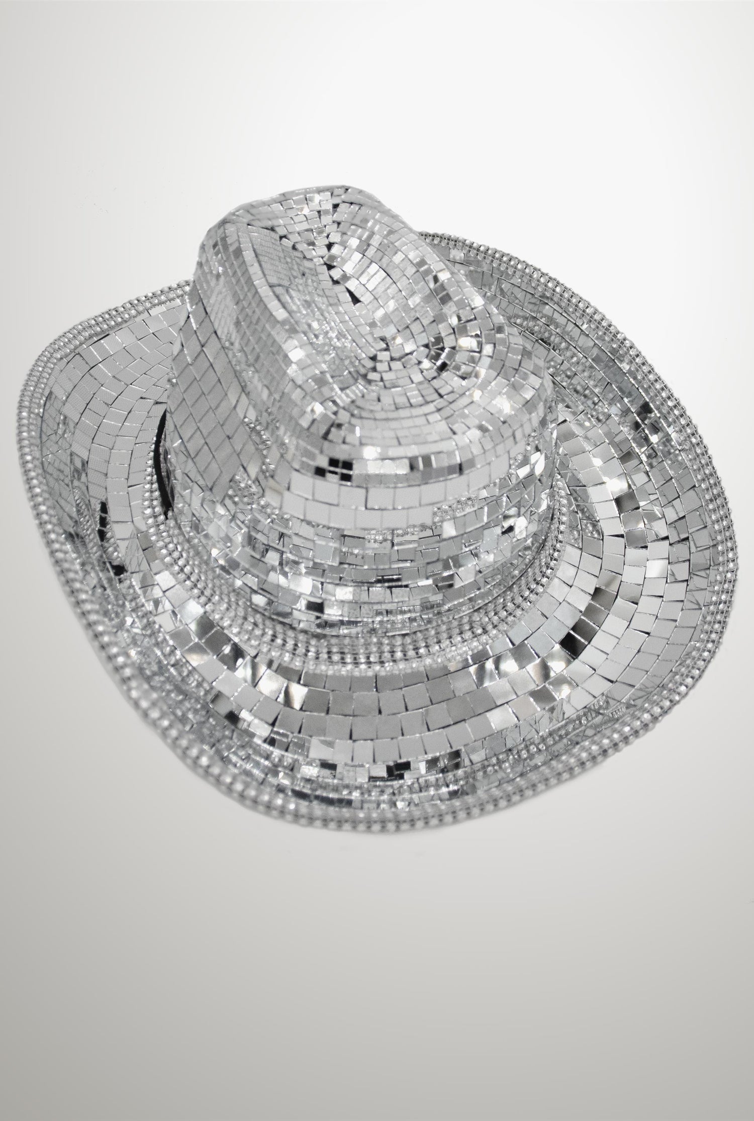 Disco Ball Cowboy Cowgirl Hat With String