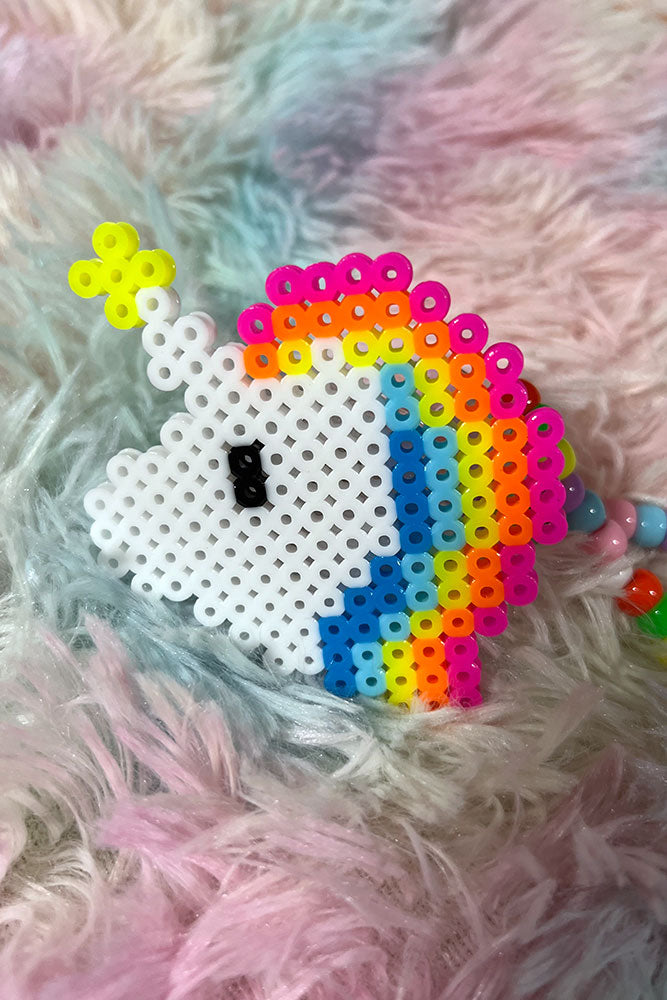 Kandi Necklace Light up Pacifier - Unicorn