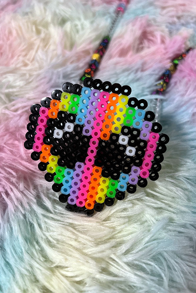 Kandi Necklace Light up Pacifier - Alien