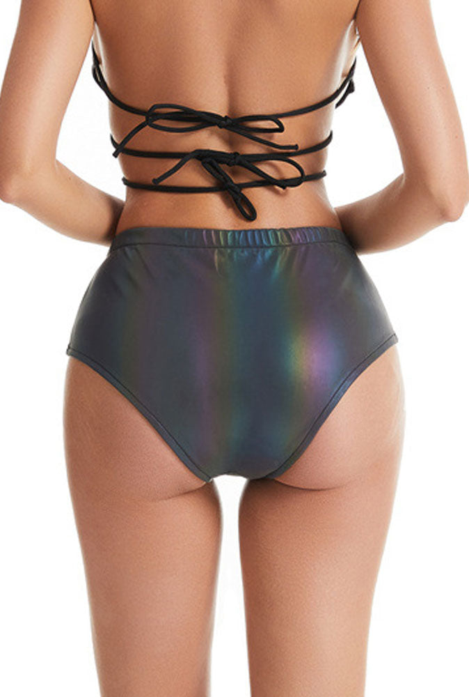 Rainbow Reflective Booty Shorts